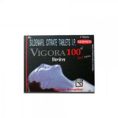 印度威格拉VIGORA|德國紅魔|專治男性性功能障礙ED|速效助勃增硬4粒裝